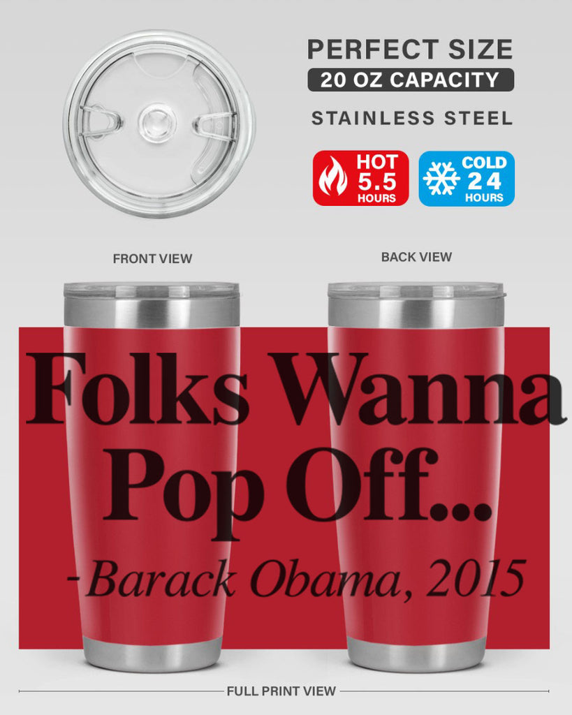 folks wanna pop off 151#- black words phrases- Cotton Tank