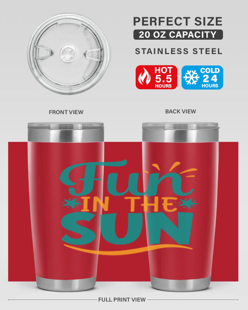 fun in the sun Style 103#- summer- Tumbler