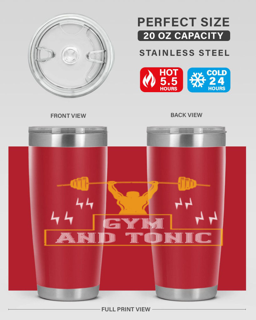 gym and tonic 100#- gym- Tumbler