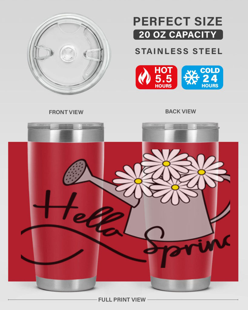 hello spring watering can208#- spring- Tumbler