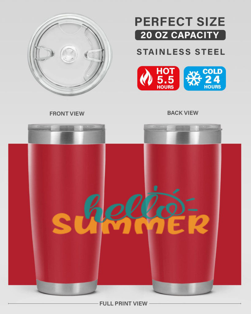 hello summer Style 97#- summer- Tumbler