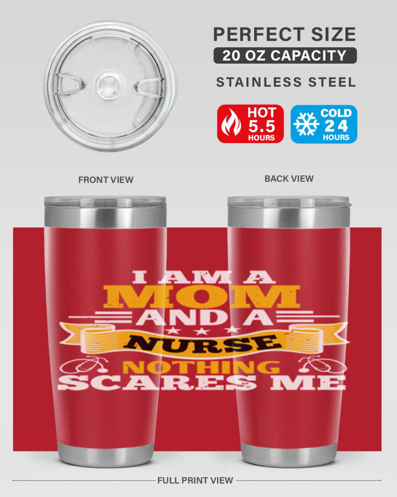 i am amom and a nurse Style 396#- nurse- tumbler