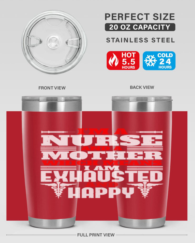 im a nurse and a mother Style 312#- nurse- tumbler