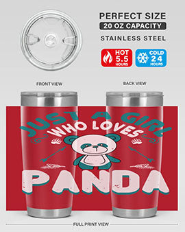 just a girl who loves panda 21#- Bears- Tumbler