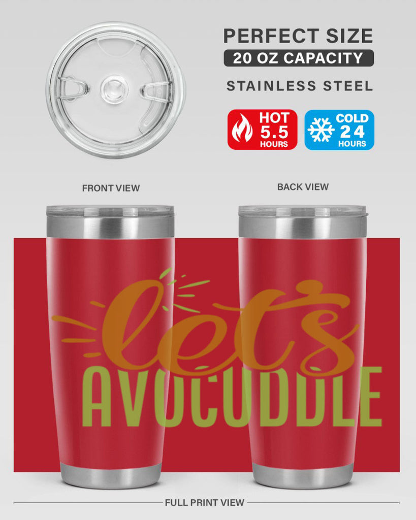 lets avocuddle 5#- avocado- Tumbler