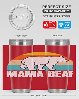mama bear 24#- Bears- Tumbler