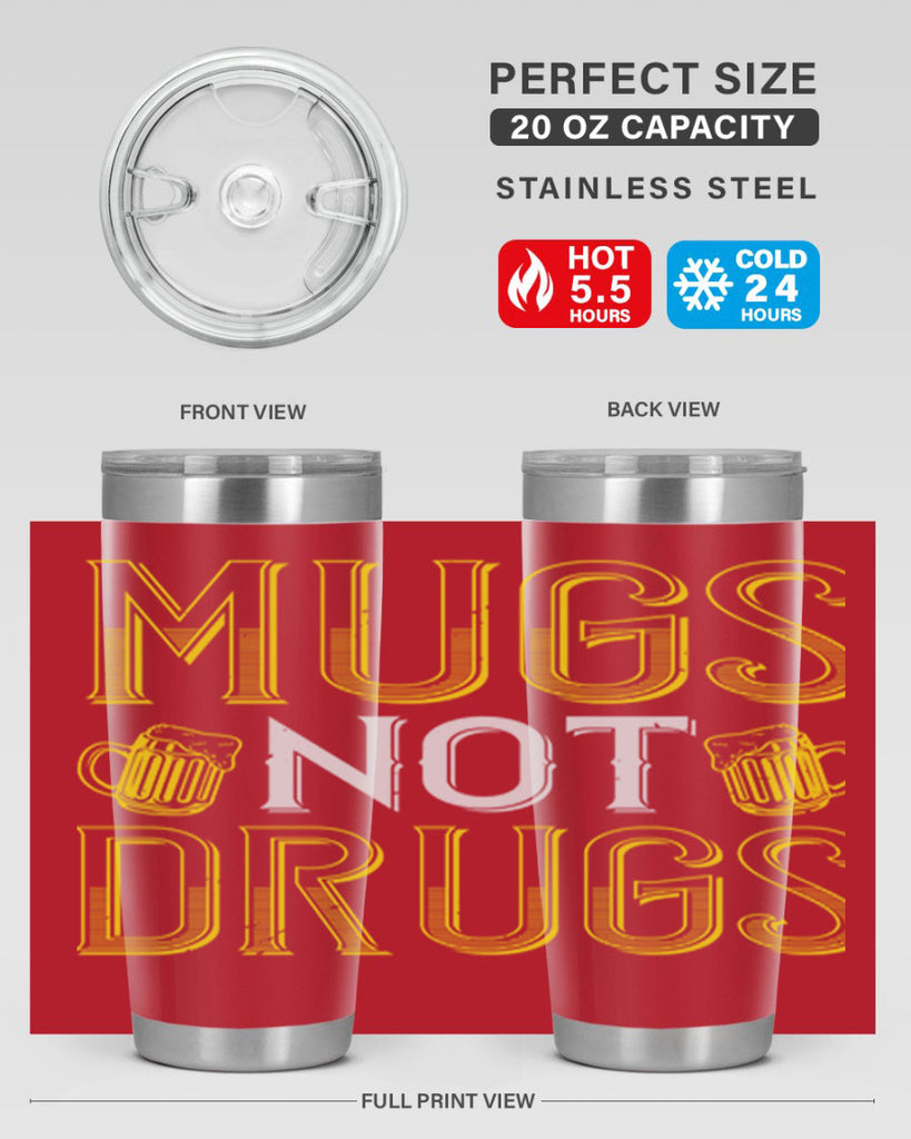mugs not drugs Style 113#- St Patricks Day- Tumbler