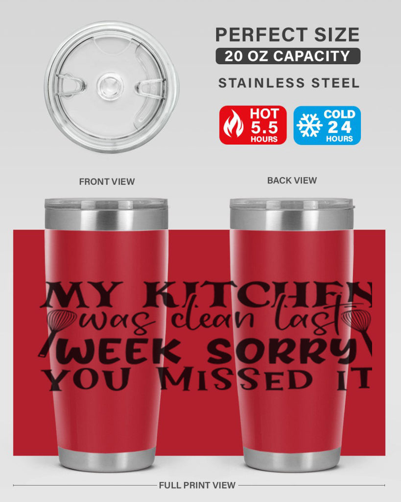my kitchen was clean last week sorry you missed it 84#- kitchen- Tumbler