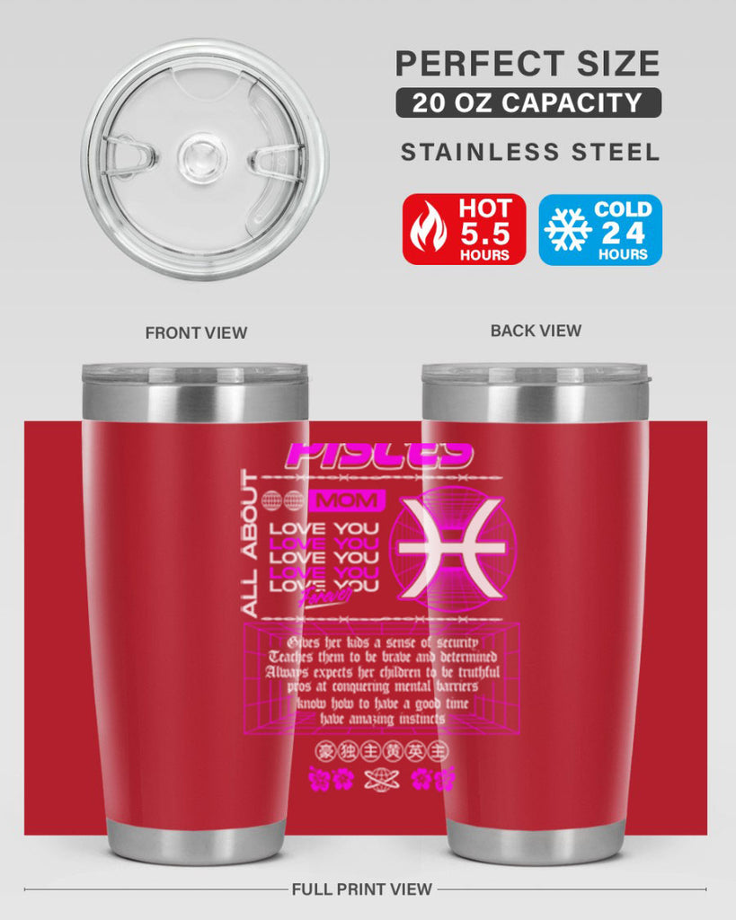 pisces 357#- zodiac- Tumbler