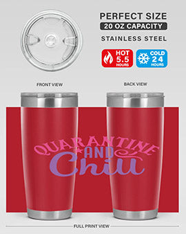 quarantine chill Style 47#- corona virus- Tumbler