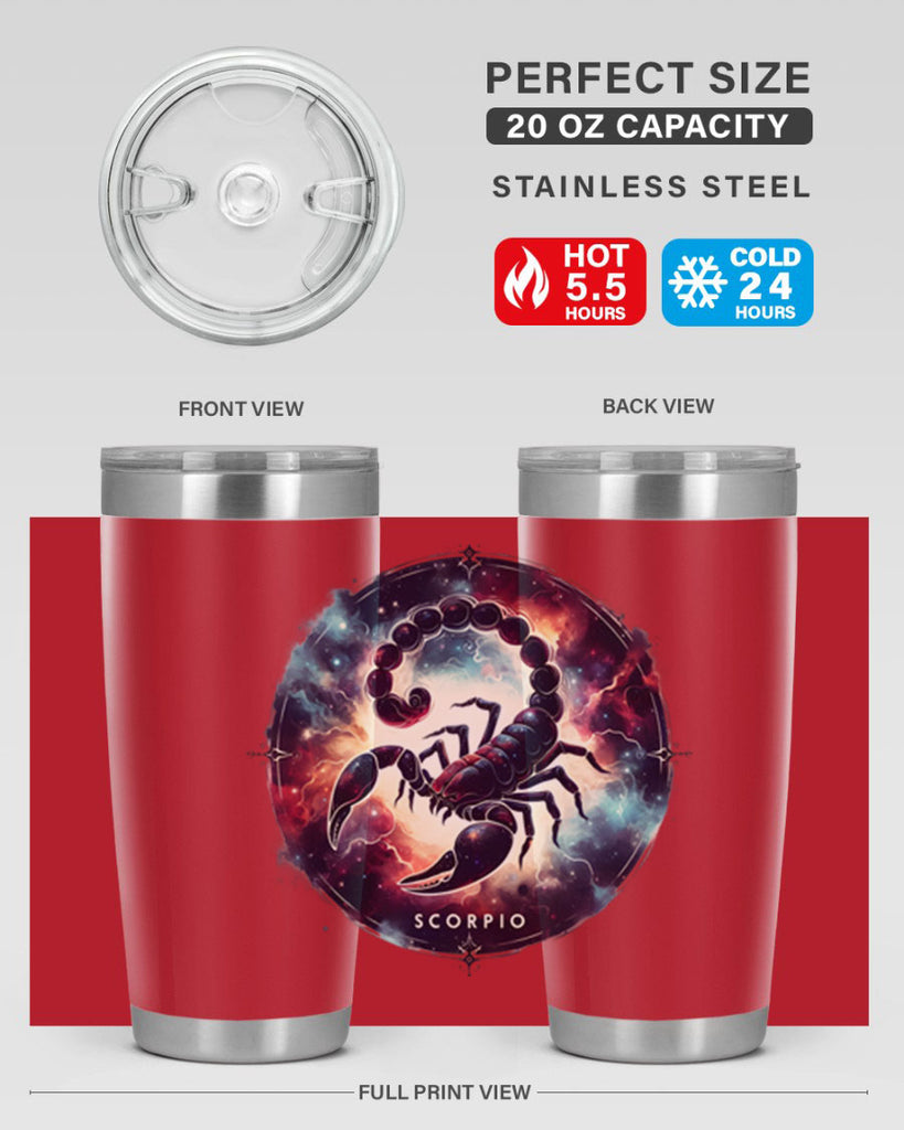 scorpio 460#- zodiac- Tumbler