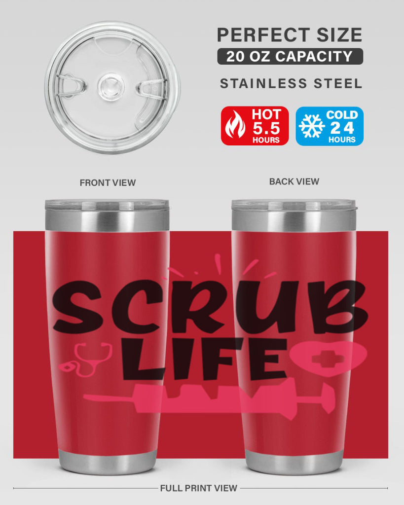 scrub life Style Style 44#- nurse- tumbler