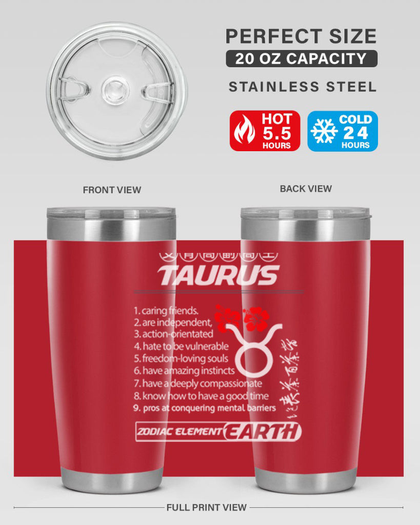 taurus 518#- zodiac- Tumbler
