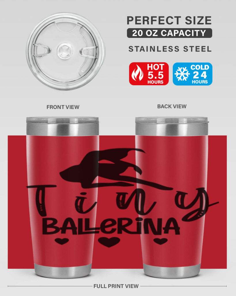 tiny ballerina 88#- ballet- Tumbler