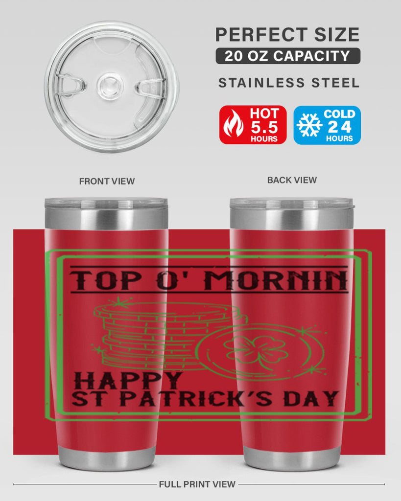 top o mornin happy st patrick’s day Style 8#- St Patricks Day- Tumbler