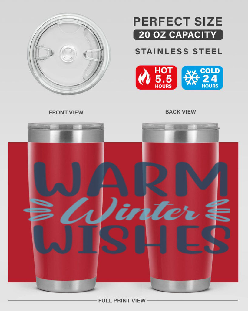 warm winter wishes 456#- winter- Tumbler