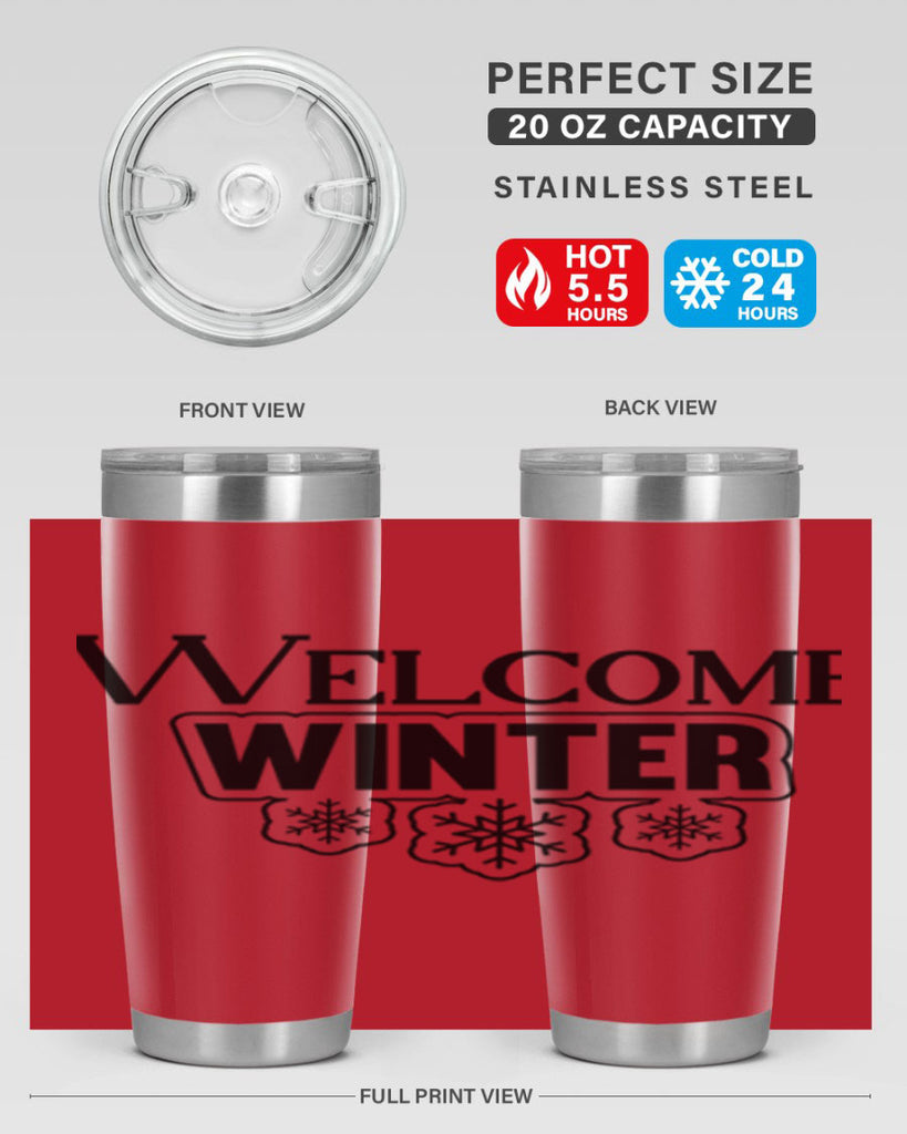 welcome winter 474#- winter- Tumbler