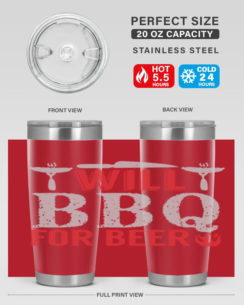 will bbq for beer 5#- bbq- Tumbler