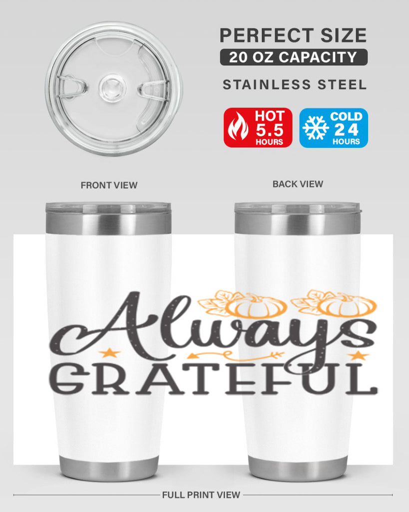 Alwaysgrateful 9#- fall- Tumbler