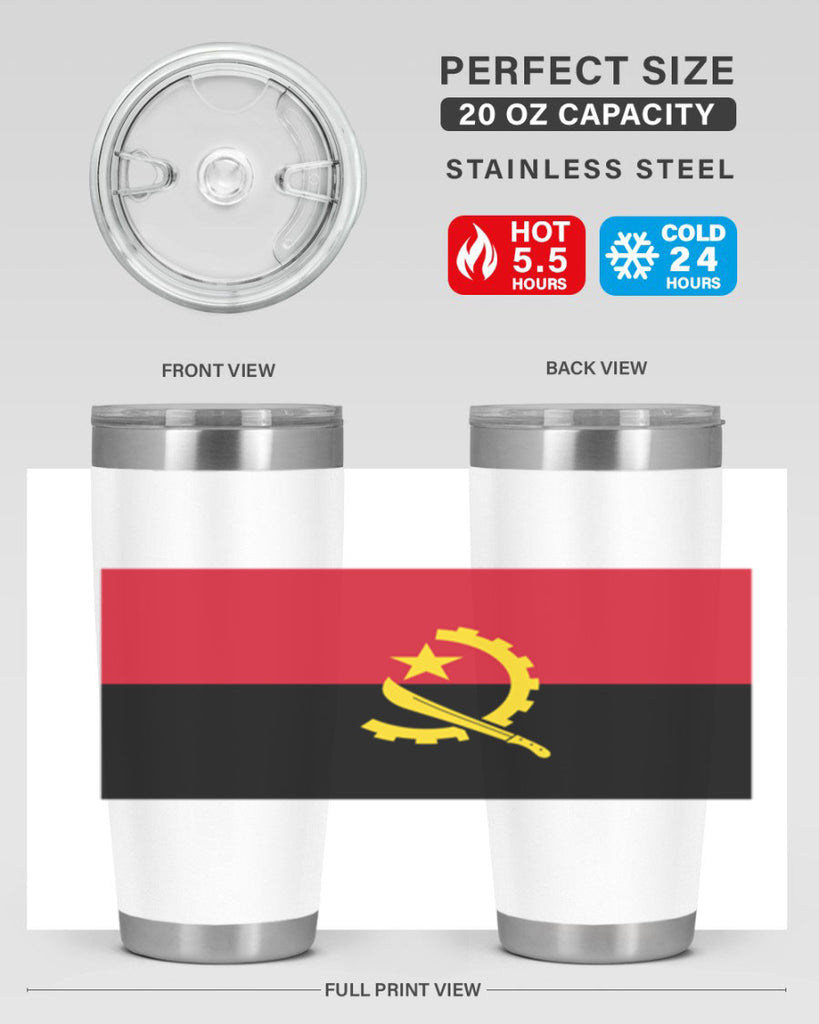 Angola 193#- world flags- Tumbler