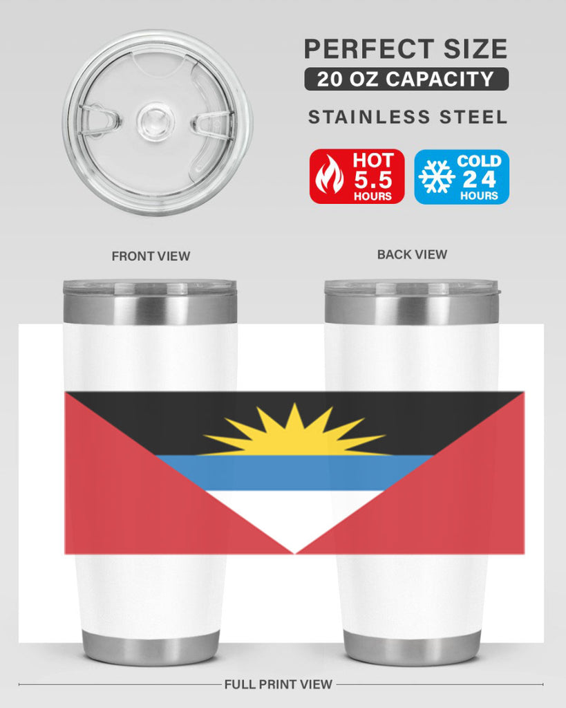 Antigua and Barbuda 192#- world flags- Tumbler