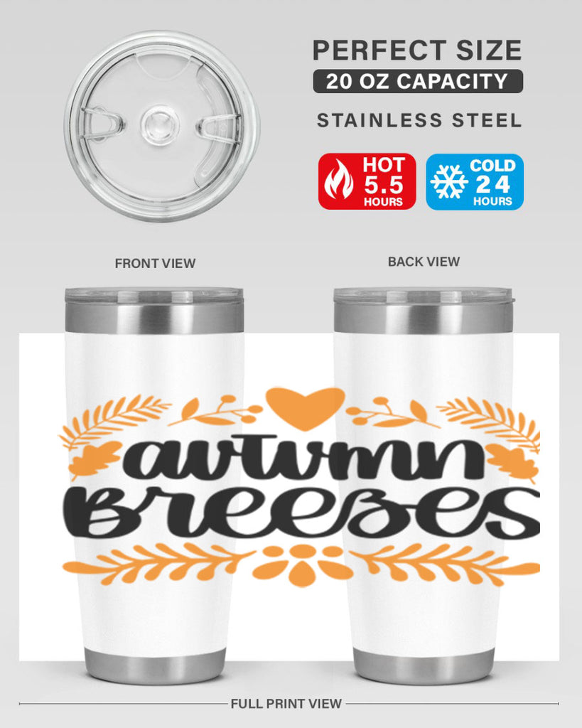 Autumn Breezes 474#- fall- Tumbler