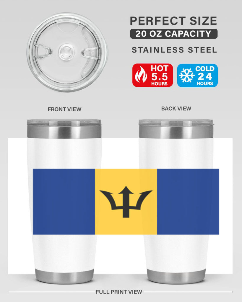 Barbados 183#- world flags- Tumbler