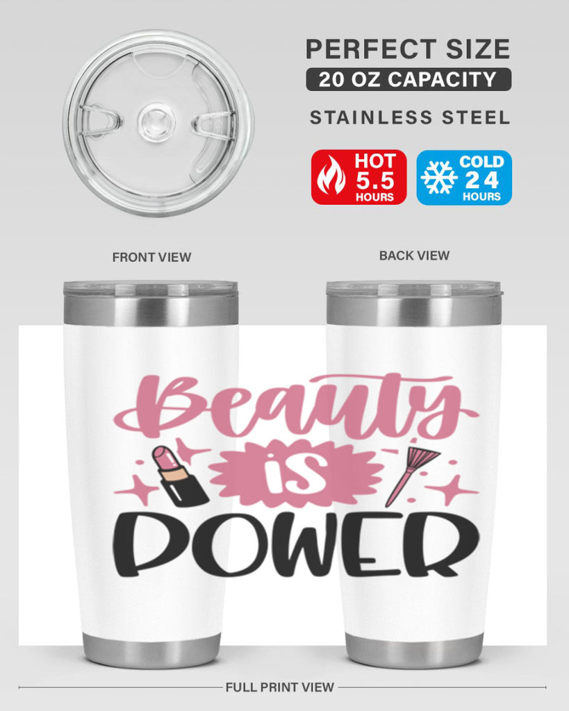 Beauty Is Power Style 135#- make up- Tumbler