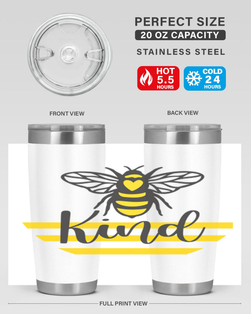 Bee Kind32#- spring- Tumbler