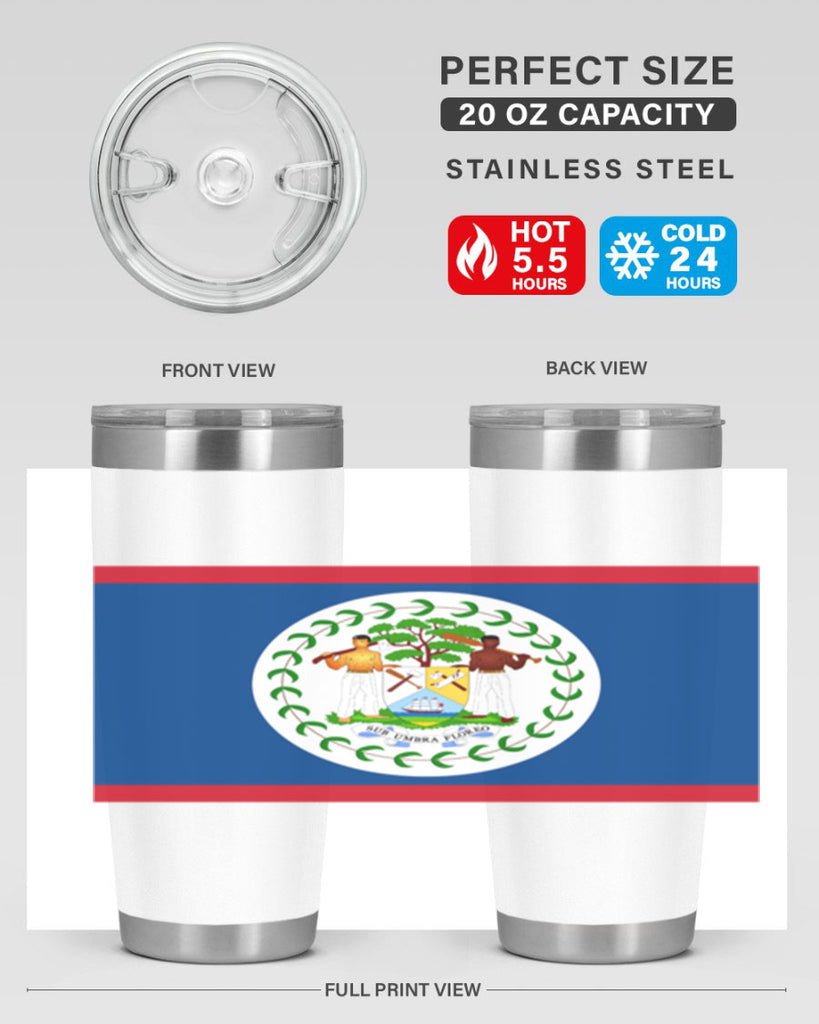 Belize 180#- world flags- Tumbler