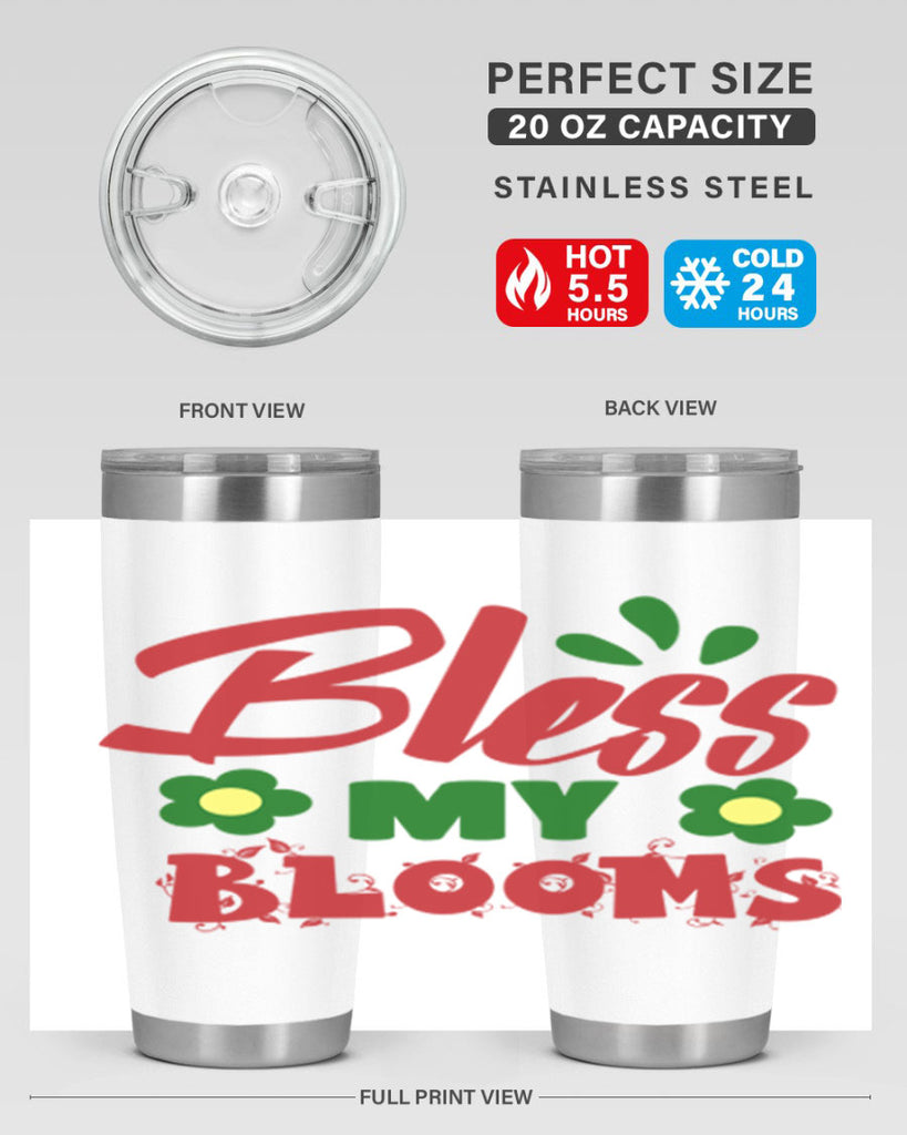 Bless My Blooms 61#- spring- Tumbler