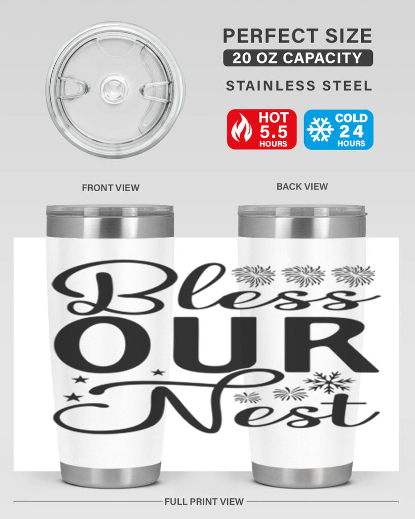 Bless Our Nest 51#- spring- Tumbler