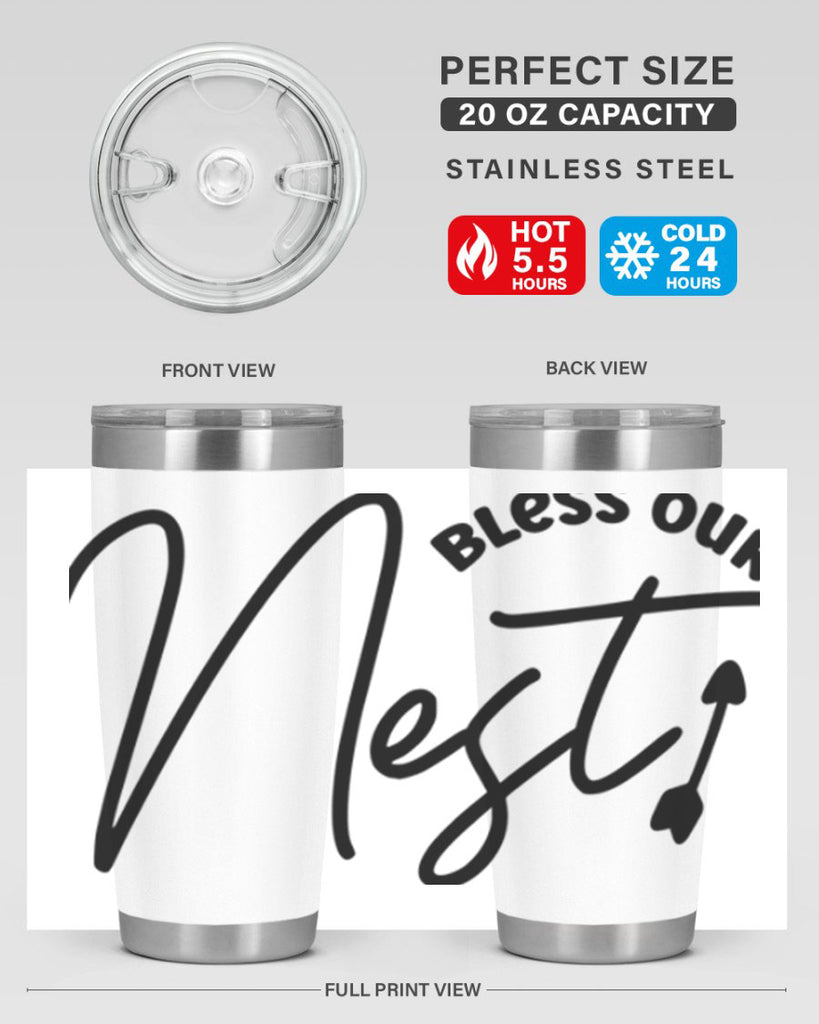 Bless Our Nest55#- spring- Tumbler