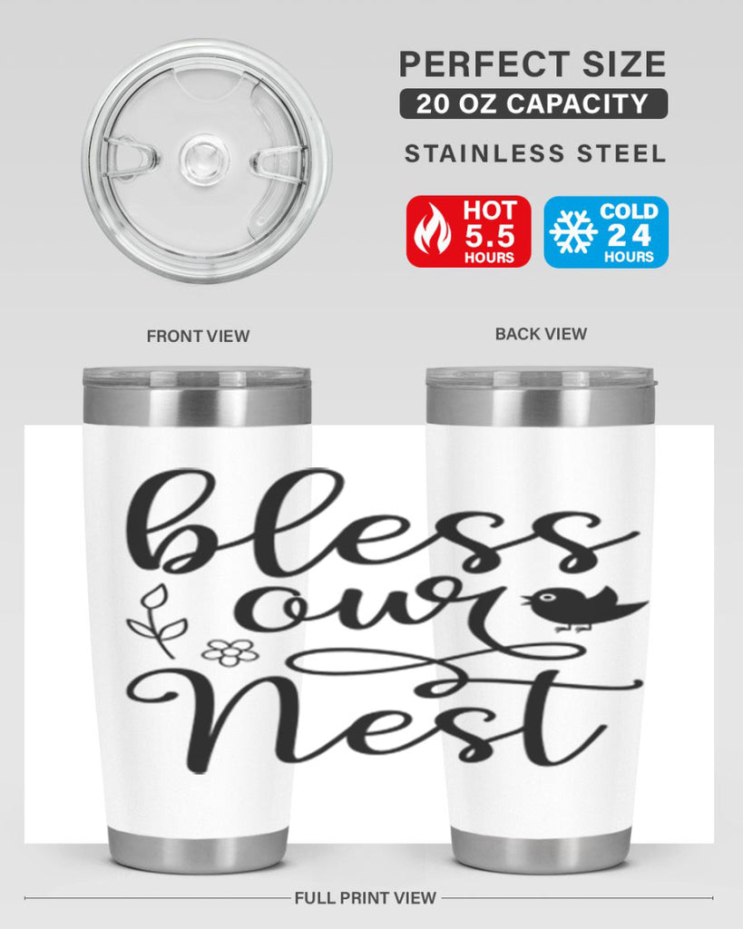 Bless our nest  68#- spring- Tumbler