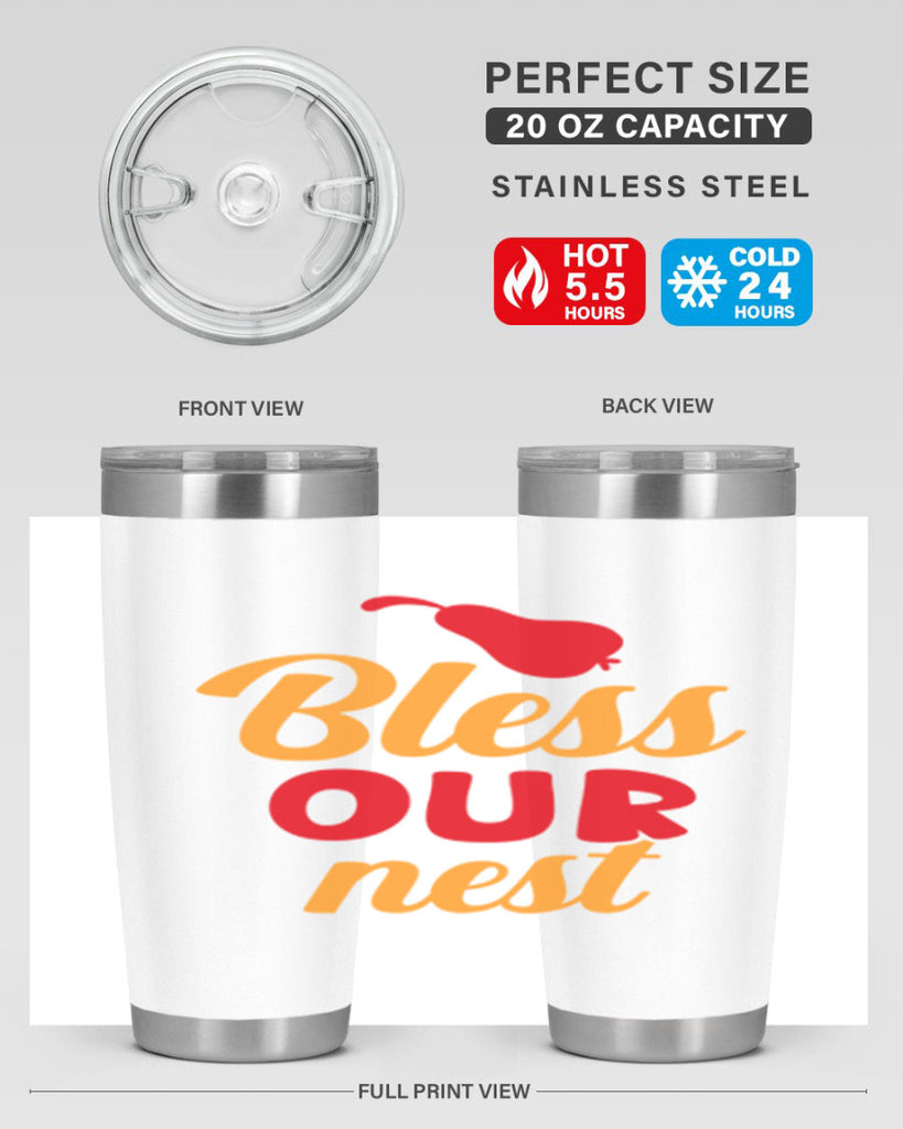 Bless our nest 53#- spring- Tumbler