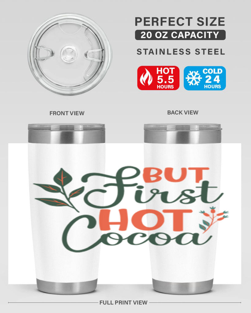 But First Hot Cocoa 34#- winter- Tumbler