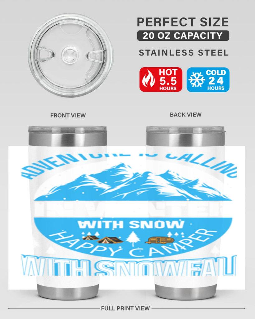 Camping Winter 39#- winter- Tumbler