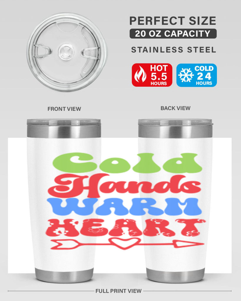 Cold hands warm heart 52#- winter- Tumbler