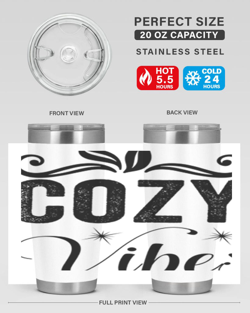 Cozy Vibes 77#- winter- Tumbler