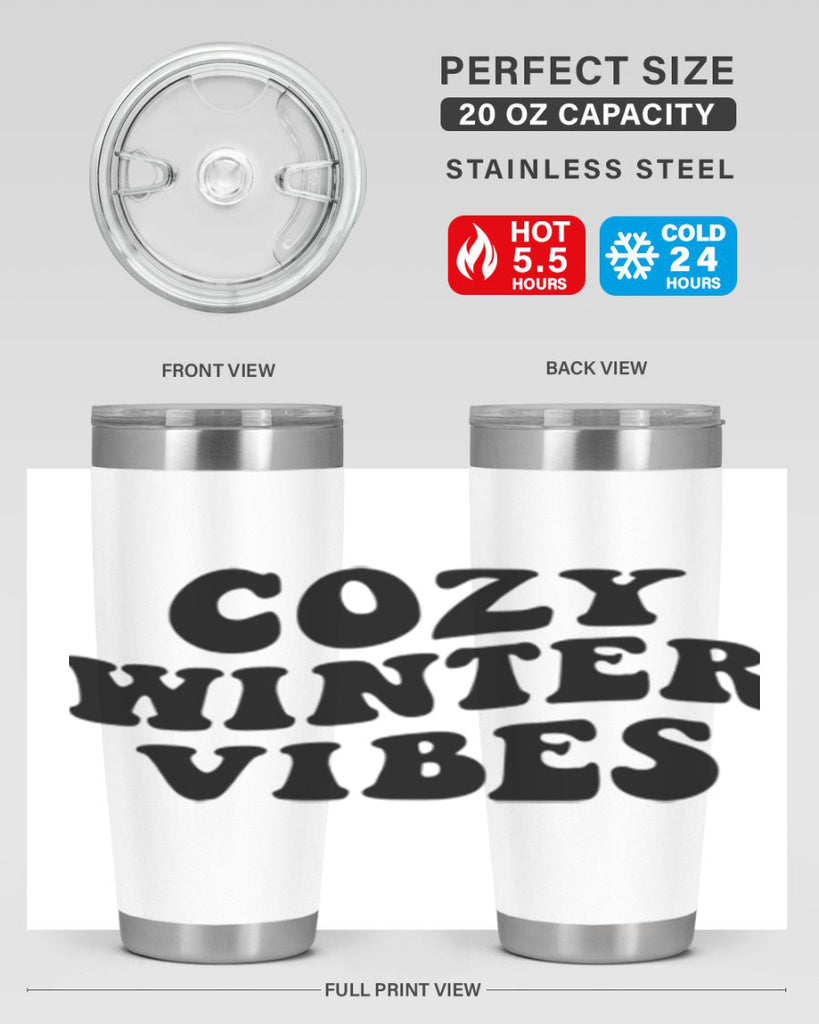 Cozy Winter Vibes 64#- winter- Tumbler