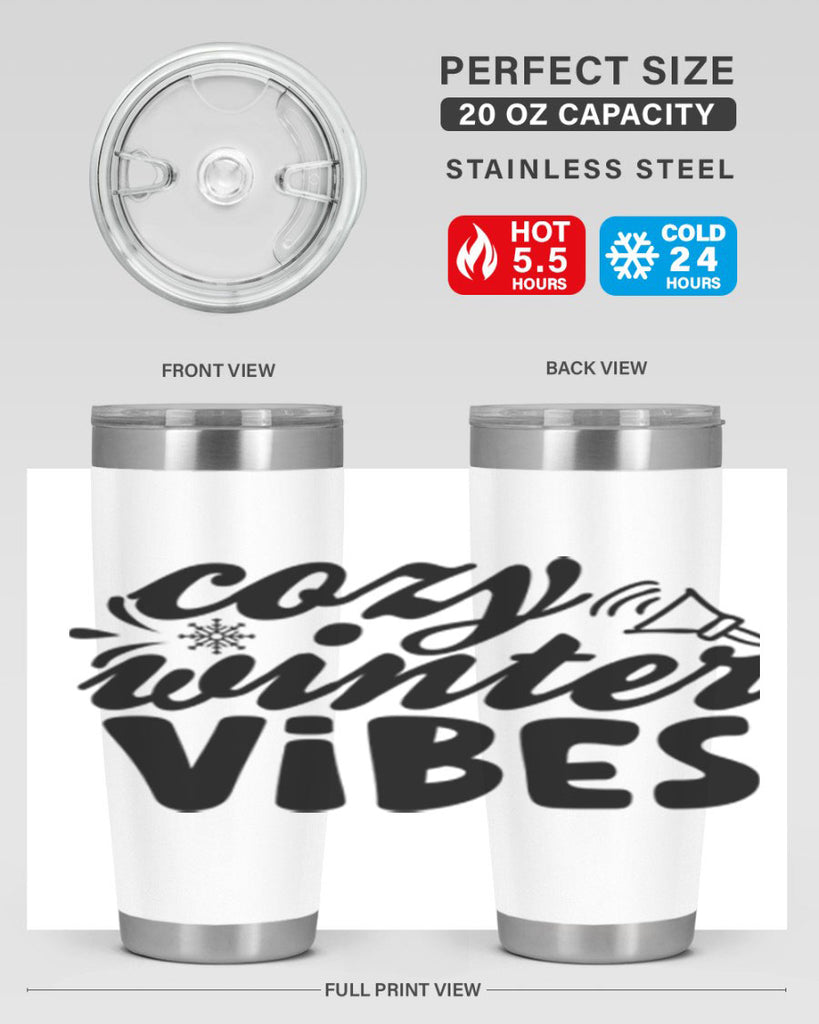 Cozy Winter Vibes 67#- winter- Tumbler