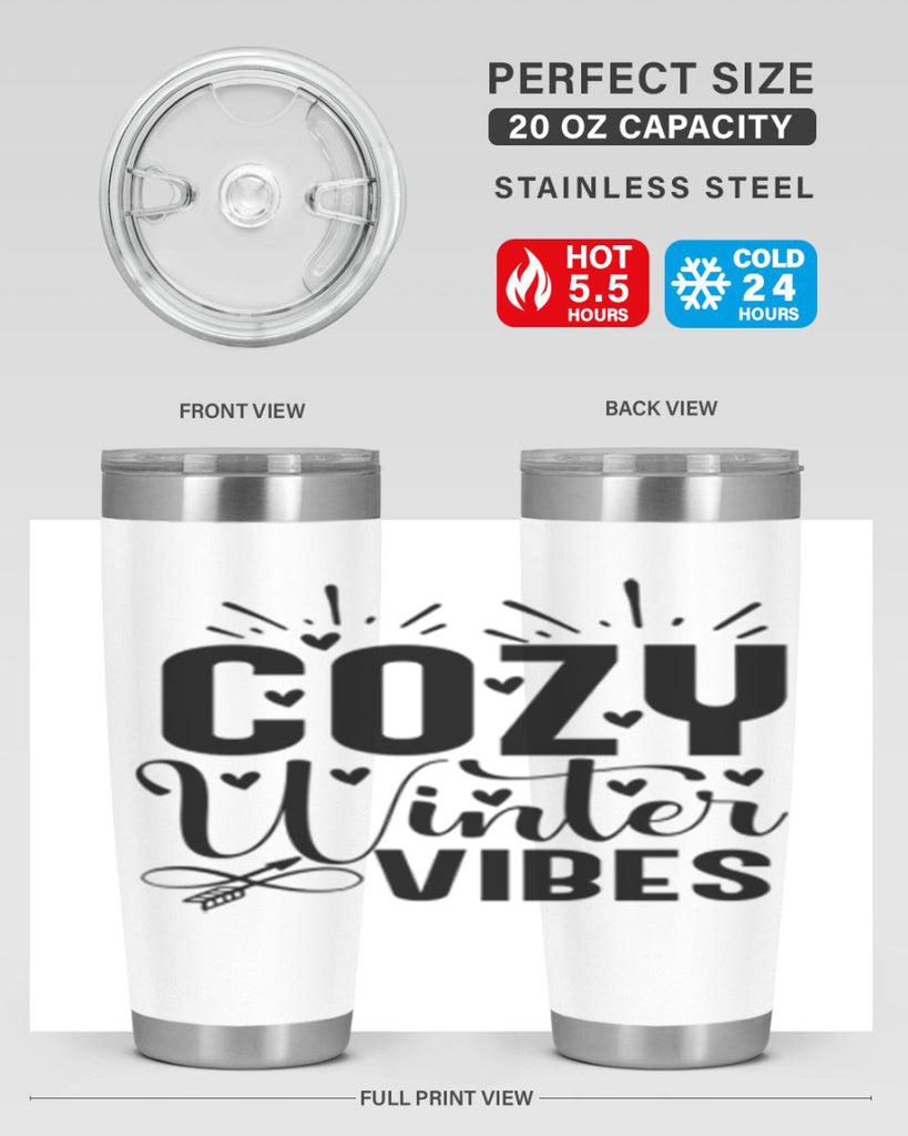 Cozy Winter Vibes 70#- winter- Tumbler