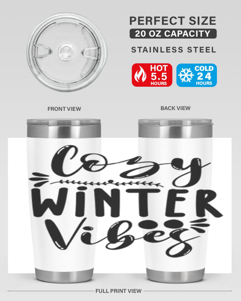 Cozy Winter Vibes 71#- winter- Tumbler