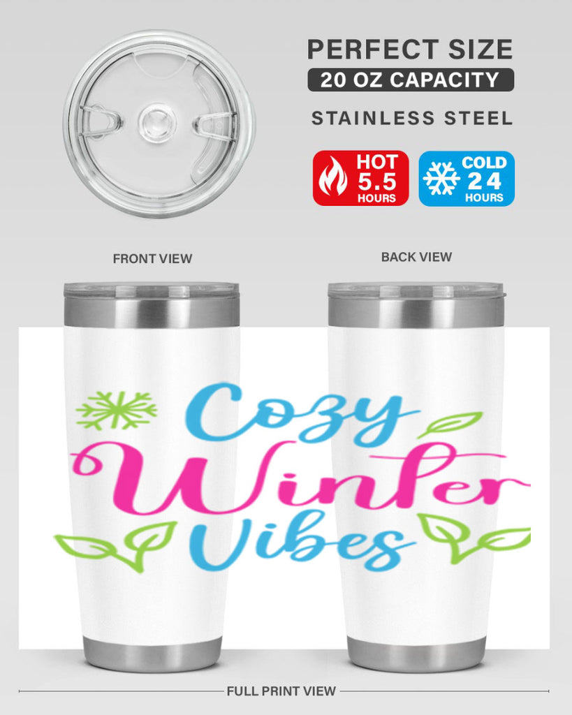 Cozy Winter Vibes 73#- winter- Tumbler