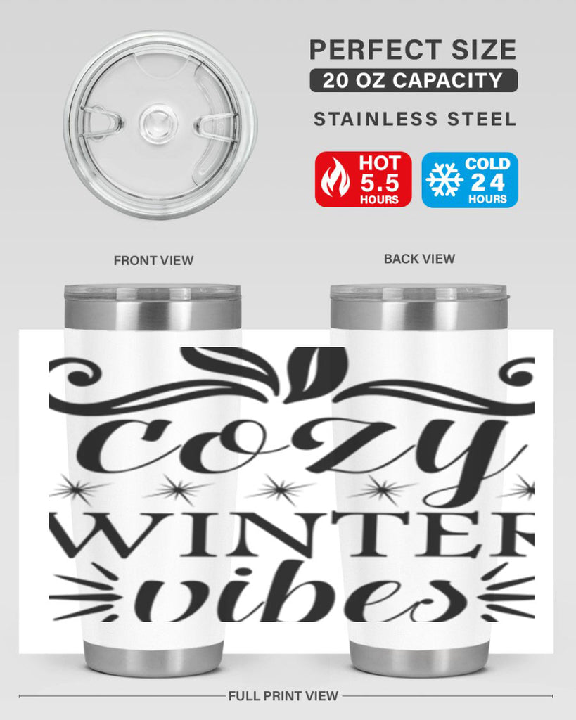 Cozy Winter Vibes 78#- winter- Tumbler