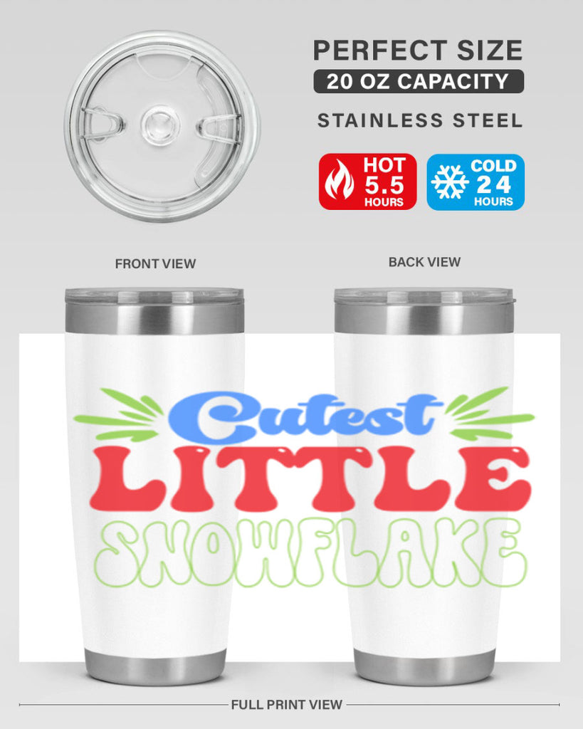 Cutest little snowflake 89#- winter- Tumbler