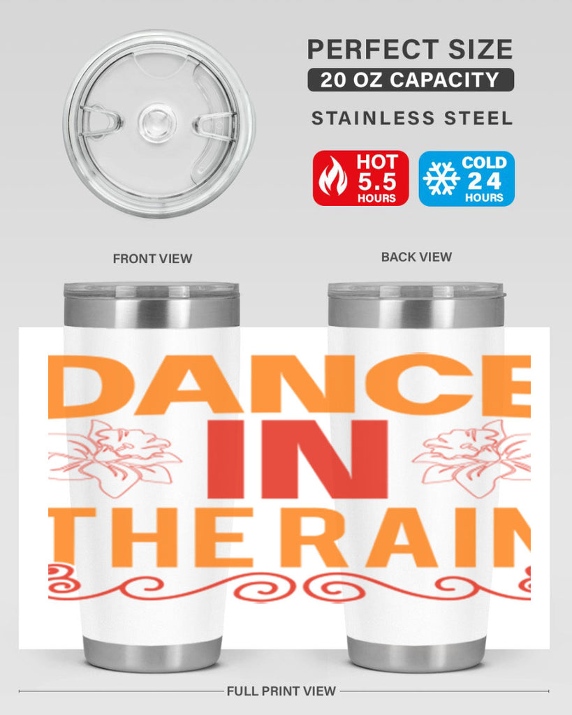 Dance in the rain 117#- spring- Tumbler