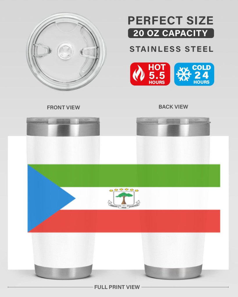 Equatorial Guinea 144#- world flags- Tumbler