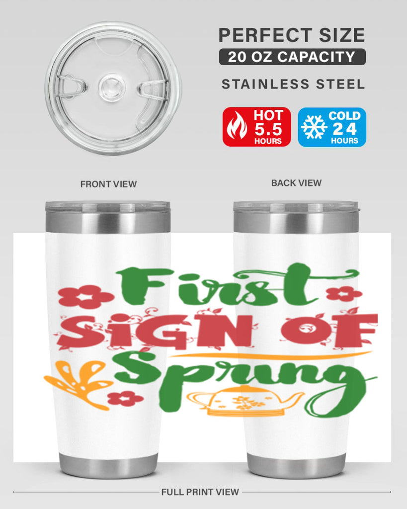 First Sign of Spring 139#- spring- Tumbler