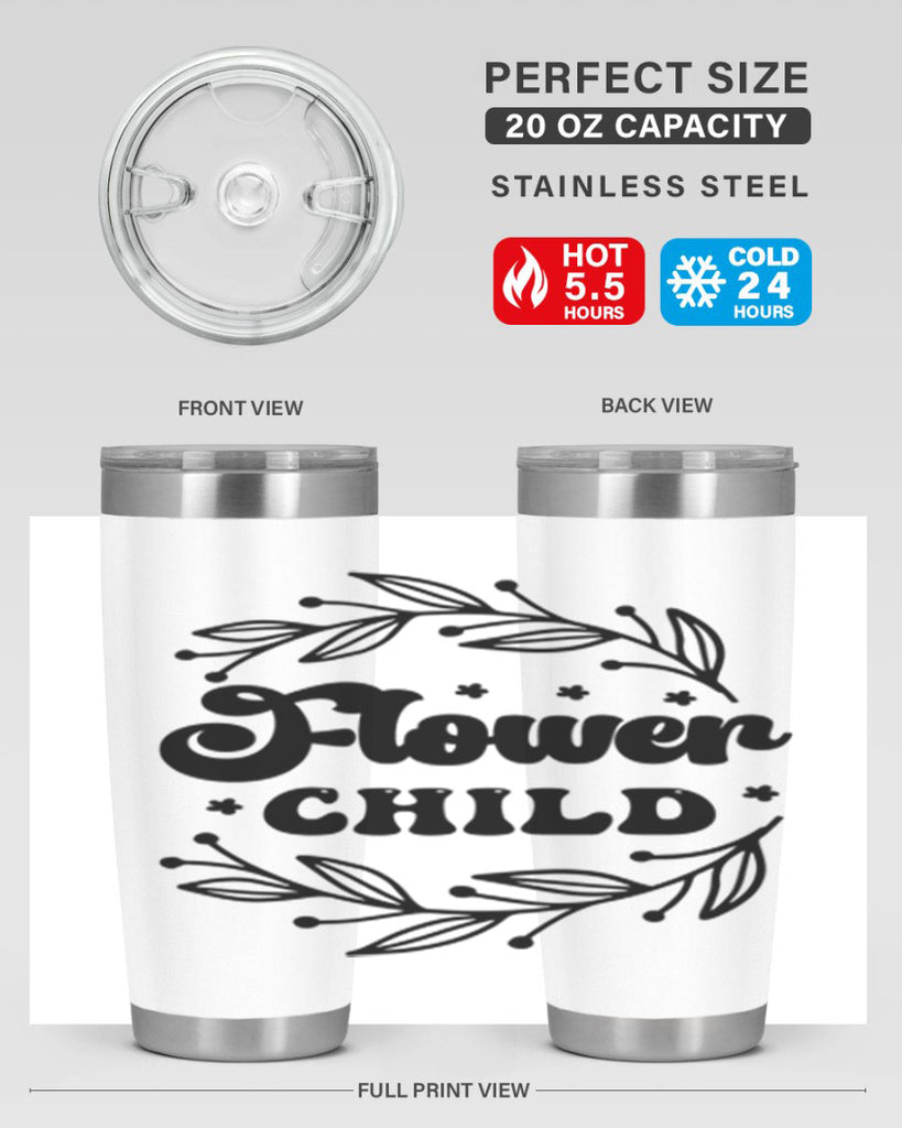 Flower child  141#- spring- Tumbler